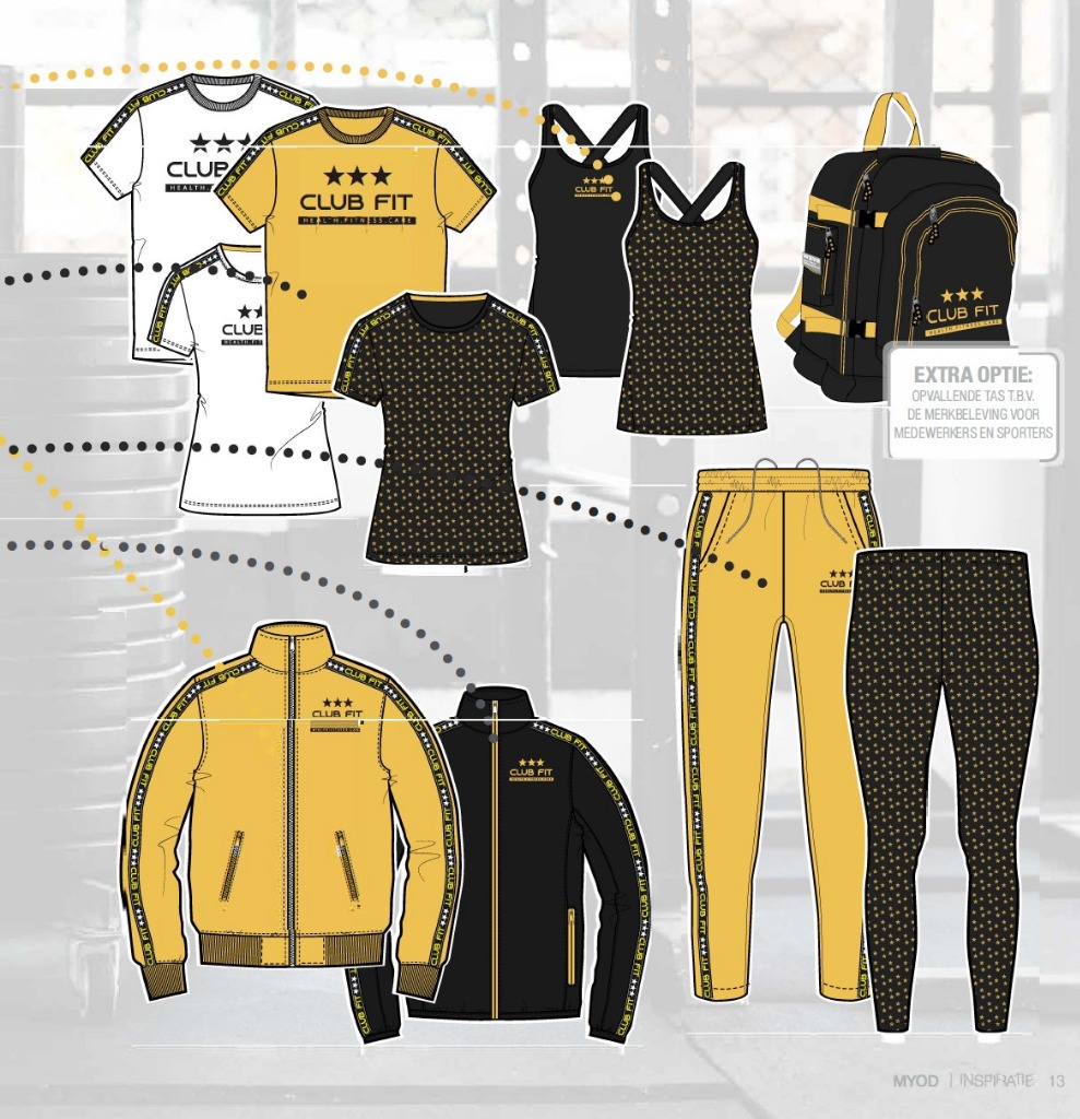 Custom design voorbeeld: Club Fit