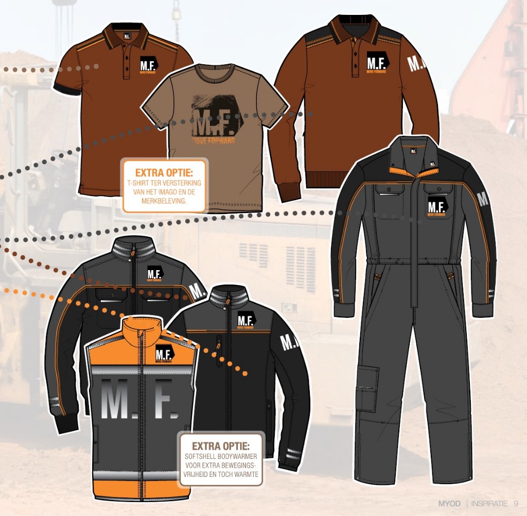 Custom design voorbeeld: M.F. Move Forward