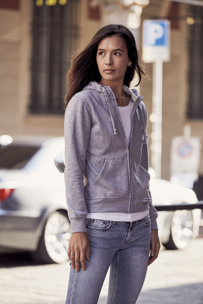 Basic Hoody Full Zip Women - Afbeelding 6