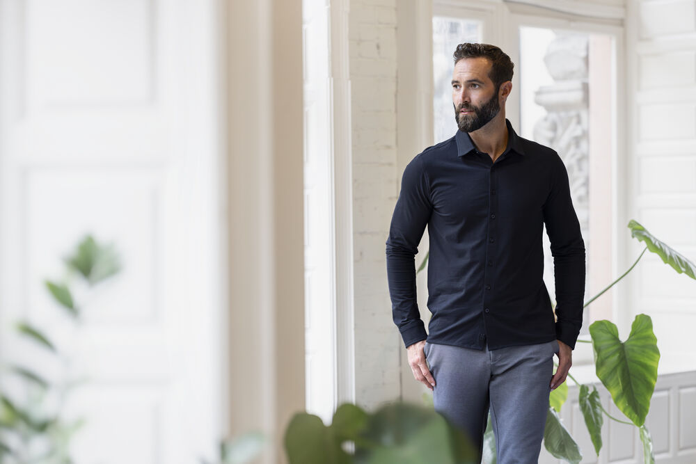 Hedley Stretch Shirt Heren - Afbeelding 5