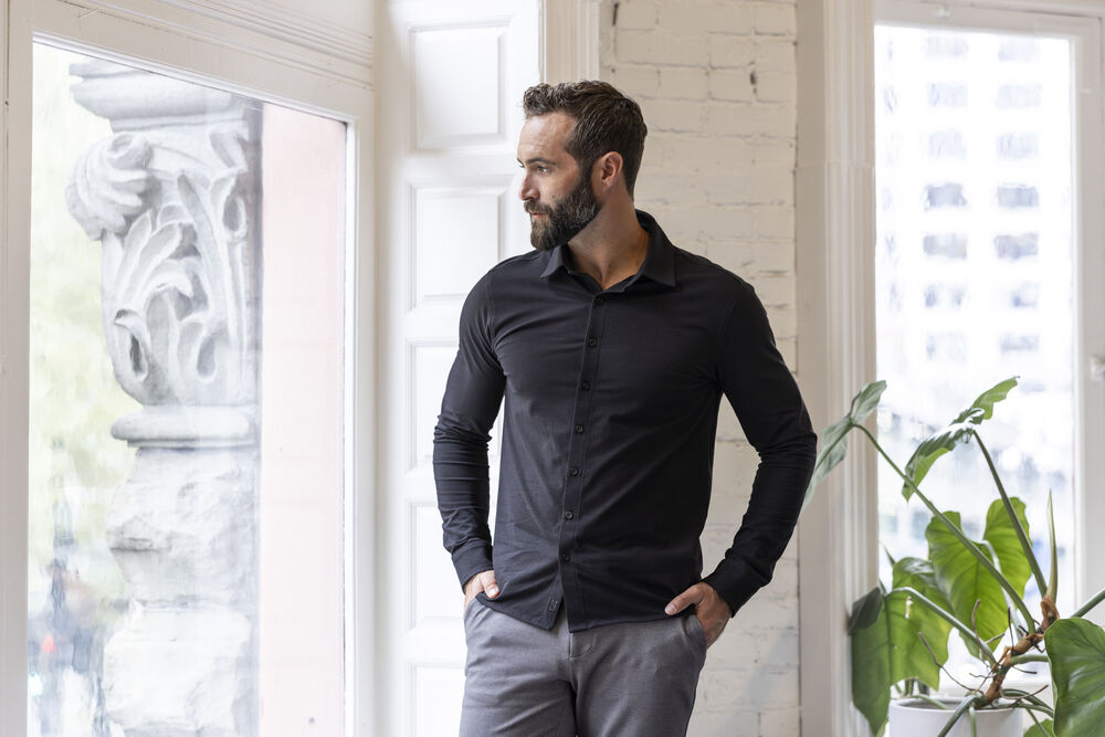 Hedley Stretch Shirt Heren - Afbeelding 6