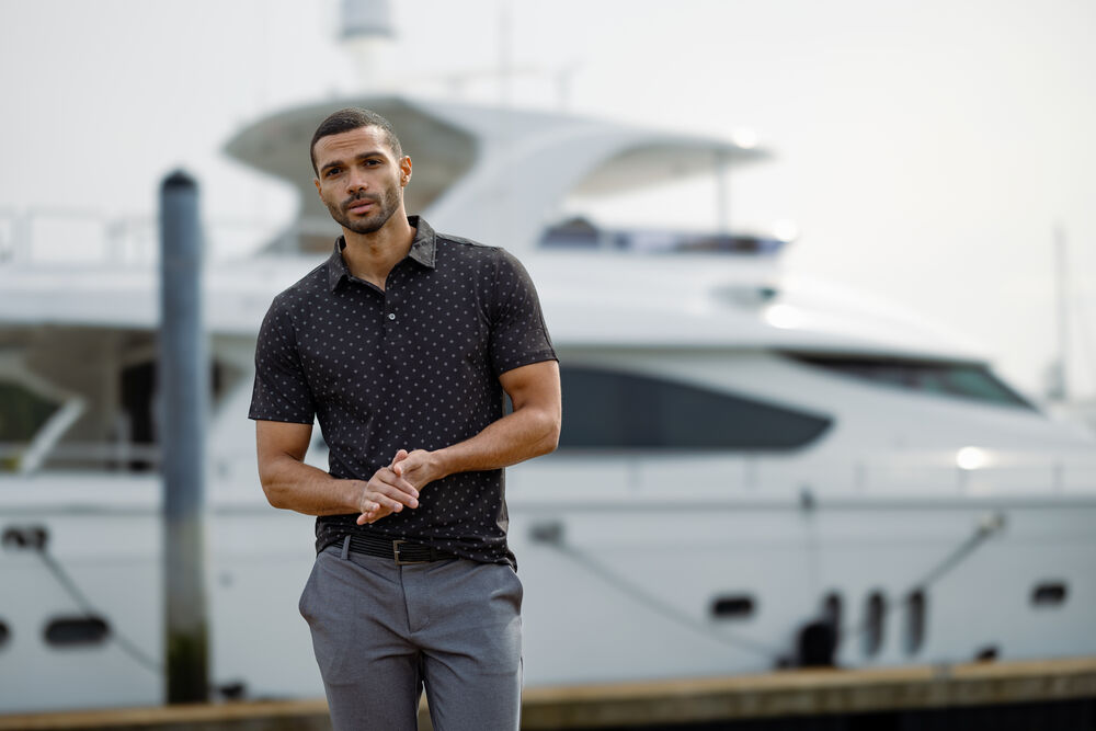 Virtue Polo Printed Heren - Afbeelding 6