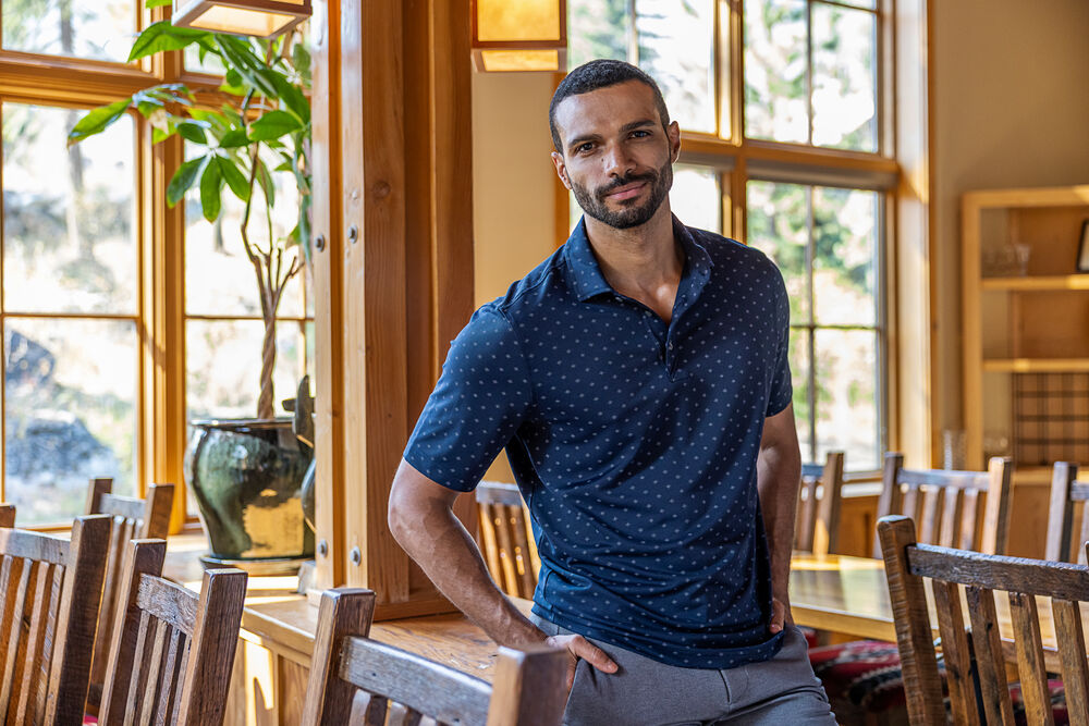 Virtue Polo Printed Heren - Afbeelding 5