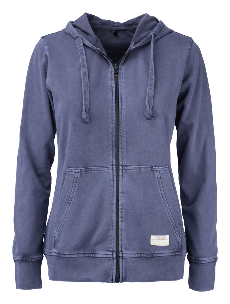 Thorp Denim Hood Full Zip Dames