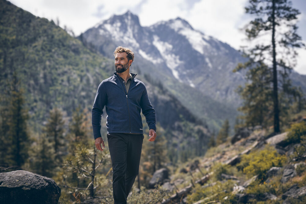 Hunts Point Fleece Full Zip Heren - Afbeelding 5