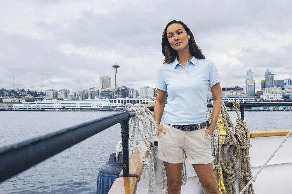 Oceanside Stretch Polo Dames - Afbeelding 9