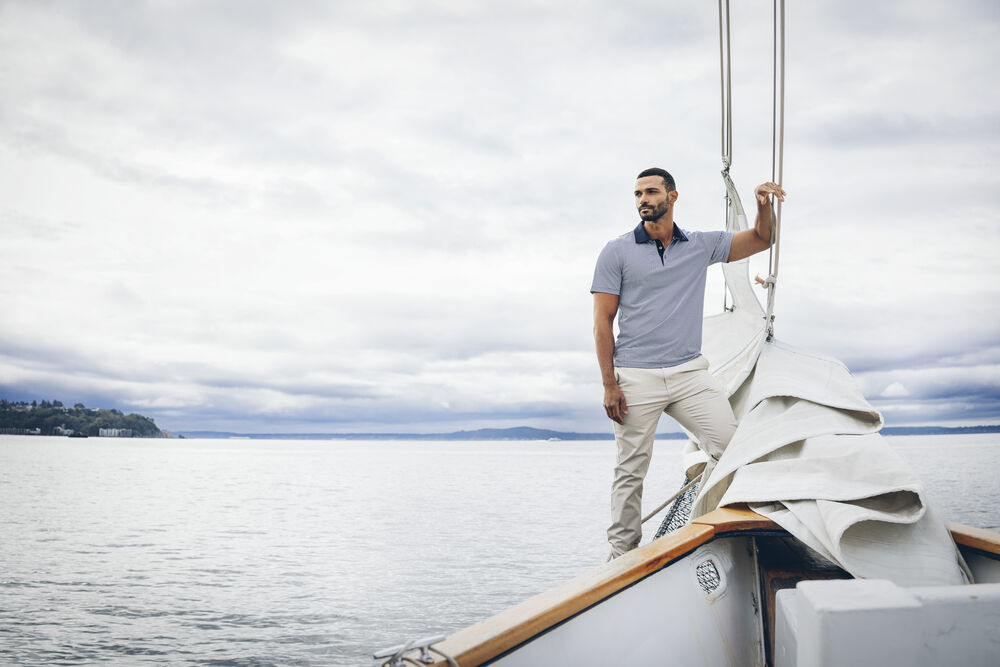 Virtue Polo Stripe Heren - Afbeelding 6